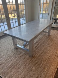 Zinc Wrapped Dining Table
