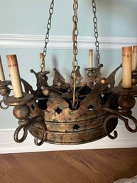 Curry & Co. Copper Chandelier