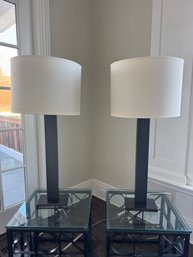 Pair Of Tall Pottery Barn Table Lamps