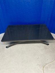 Glass Coffee Table With Wheels