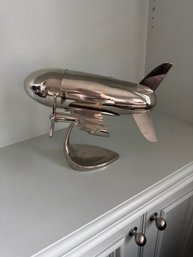 Godinger Chrome Airplane Cocktail Shaker