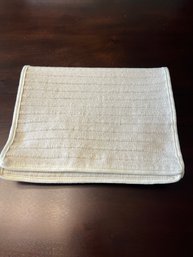 Natural Ivory Stacy Stripe Woven Runner 90'x14'