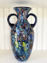 Murano Multicolored Glassware Vase