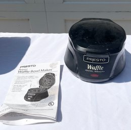 Presto Belgian Waffle Bowl Maker
