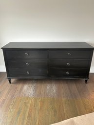 Black Restoration Hardware Wooden Dresser