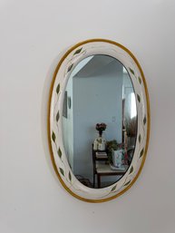 Oval Hand Painted Mirror