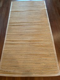 Woven Rattan Area Rug