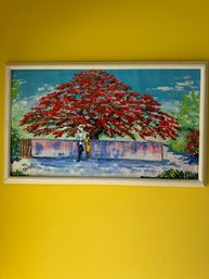 25x15 Mal Flanders Oil Painting Bahamas