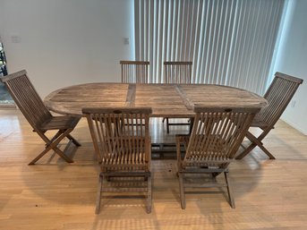 Outdoor Teak Table And Chairs