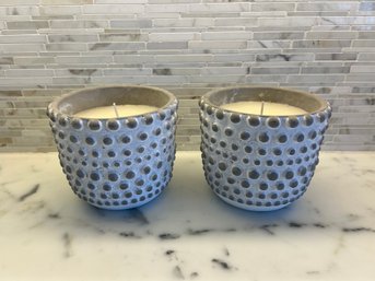 Set Of 2 Large Candles