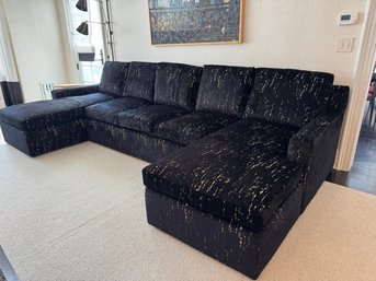 Robert Allen Duralee Black And White Sectional