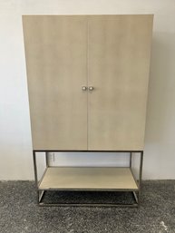 Willams Sonoma Shagreen Theodore Alexander Townsend Bar Cabinet