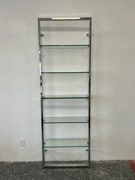 CB2 Tesso Chrome Wall Mount Bookshelf (1of4)