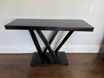 Black Console Table (#2 Of 2)