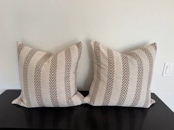 Pair Of Decorative Throw Pillows