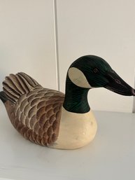 Carved Wooden Duck