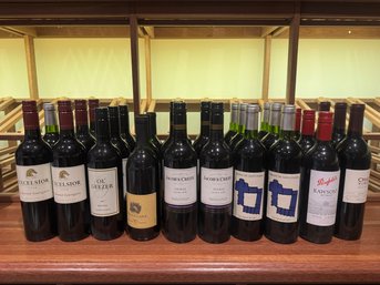 Lot Of 30 Bottles Of Various Red Wines