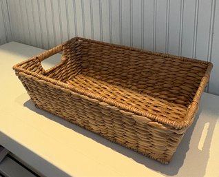 Woven Seagrass Basket With Handles