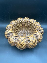 16' Hand Woven Bamboo Ikebana Basket