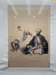 25x19 The Sheik Of Lebanon By David Wilkie Print