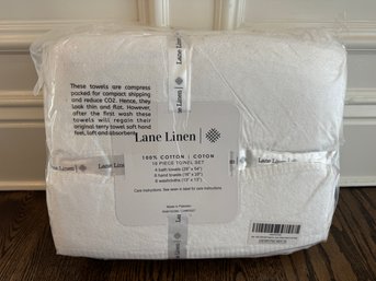 Brand New Lane Linen Bath Towel Set