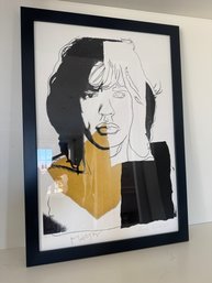 Andy Warhol Mick Jagger Print