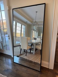Large Black Framed Mirror