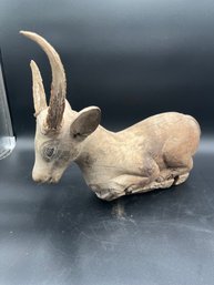 Vintage Hand Carved Wood Sculpture