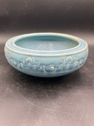 Antique Rockwood Pottery Bowl In Blue