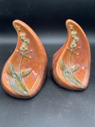 Set Of 1948 Roseville Wincraft Ceramic Bookends