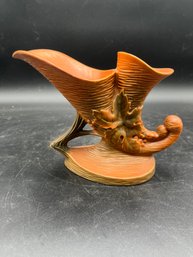 Vintage Roseville Bushberry 155-8 Cornucopia Vase