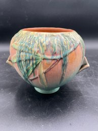 6' Vintage Roseville Moss 290-6 Double Handled Vase