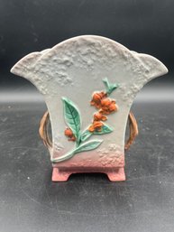 7' Vintage Roseville Bittersweet 874-7ombre Vase