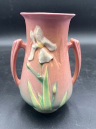 6' Vintage Roseville Iris 916-6 Vase