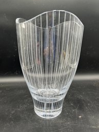 12' Villeroy & Boch Etched Crystal Vase