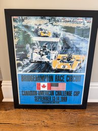 Vintage Style Bridgehampton Race Circuit Poster