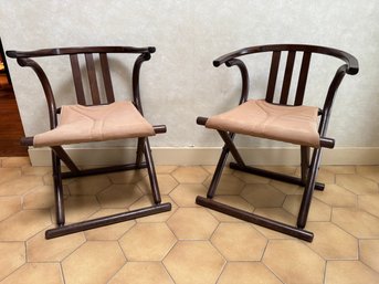 Pair Of Thonet Bentwood Folding Chairs
