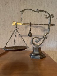 Antique Brass Apothecary Scale