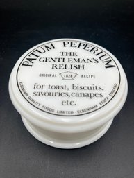 Patum Peperium Gentleman's Relish Opaline Glass Jar
