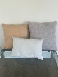 Lot Of 3 Throw Pillows