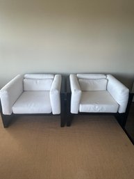 Pair Of Restoration Hardware Armchairs