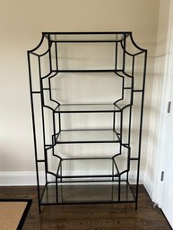 Metal And Glass Bookshelf