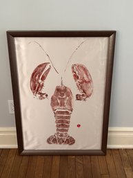 Chuck Seaman Lobster Watercolor Painting
