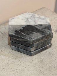 Set Of Marble Coasters