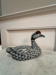 Hand Painted Duck Decoy
