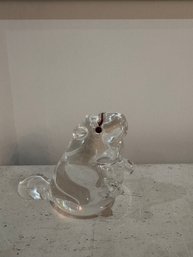 Steuben Crystal Beaver Paperweight