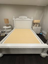 Restoration Hardware Twisted Rope Solid Wood Queen Bed