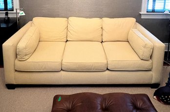 Crate&barrel Tan Sofa