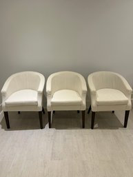 3 Upholstered Armchairs