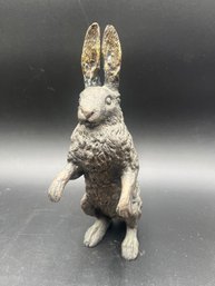 9' Bronze Bunny Rabbit Standing Sculpture
